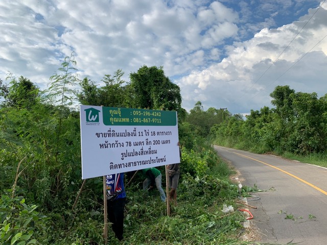 ขายที่ดินทำจัดสรร ราคาถูก น้ำไม่ท่วม ติดถนนดำ ยางชุม แก่งกระจาน เพชรบุรี