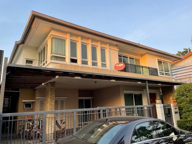 0405 บ้านเดี่ยว 2 ชั้น 65.5ตร.วา แกรนด์บางกอกบลูเลอวาร์ด วิภาวดี-รังสิต 3นอน 4น้ำ 1ครัว 3ที่จอดรถ หน้าหมู่บ้านติด BTSหลักสี่