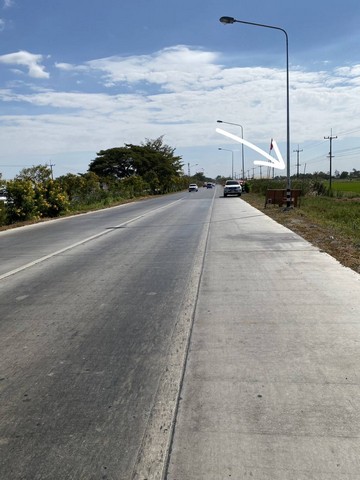 ขายที่ดินอยุธยาติดถนนสวย