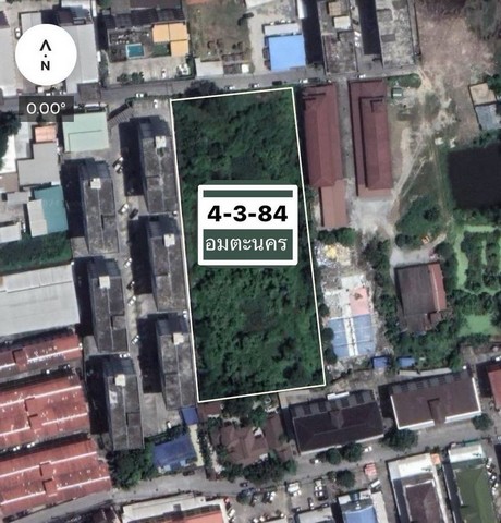 ขายที่ดินเปล่า ติดถนน ในนิคมอมตะนคร ดอนหัวฬ่อ ชลบุรี