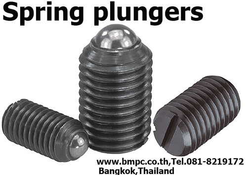 Ball plunger, spring plunger, หนอนปลายลูกปืน, slot ball plunger