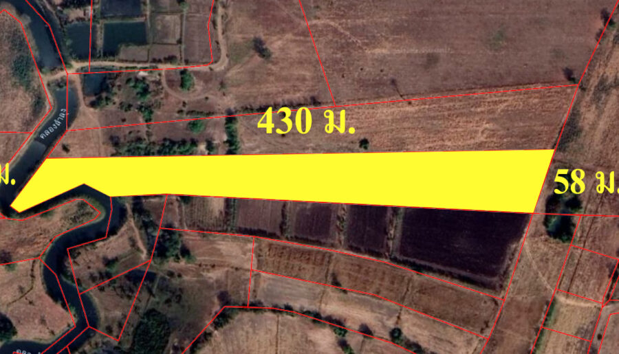 ขายที่ดินเปล่า 11-1-22 ไร่ โครราช ด่านขุนทด (1แสน/ไร่)