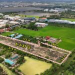 ขายที่ดินติดถนน เนื้อที่ 6-3-32 ไร่ ปากเกร็ด ตารางวาละ 20,500