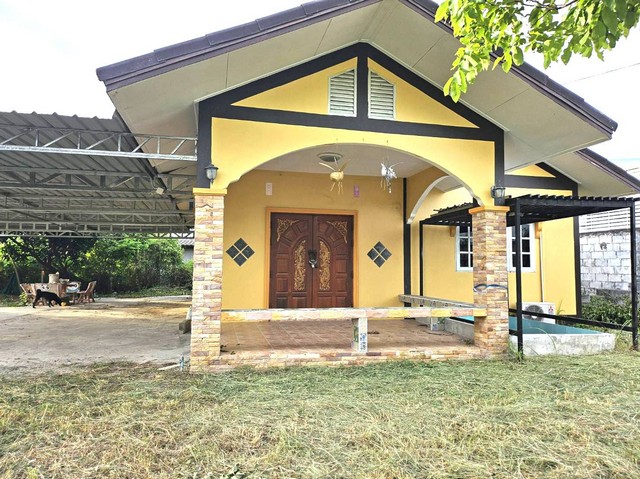 ขายบ้านชั้นเดียวตำบลมาบไผ่บ้านบึงชลบุรี100 ตารางวา