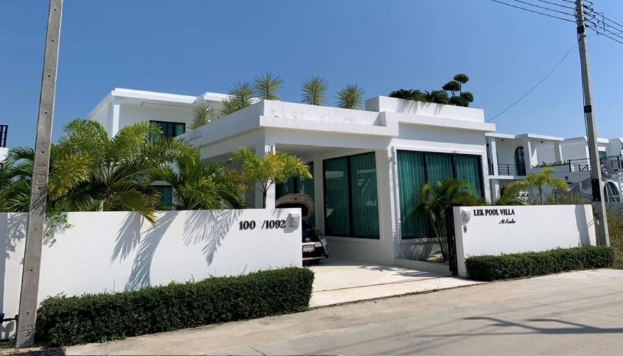 ขายด่วน พูลวิลล่า หัวหิน ประจวบฯ 2 ชั้น 3 ห้องนอน 4 ห้องน้ำ ตกแต่งเสร็จเรียบร้อย พร้อมเข้าอยู่ได้ทันที Tel. 0632897879