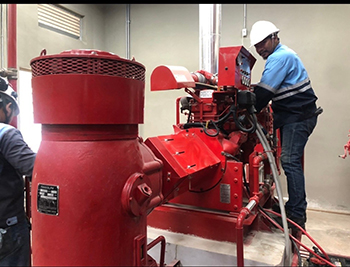 บริการทดสอบประสิทธิภาพFire Pump โรงงานอุตสาหกรรม งานวิศวกรรมระบบป้องกันอัคคีภัย แบบครบวงจร (One Stop Service) มาตรฐานสากล NFPA ผู้เชี่ยวชาญระบบเครื่องสูบน้ำดับเพลิง (Fire Pump System)