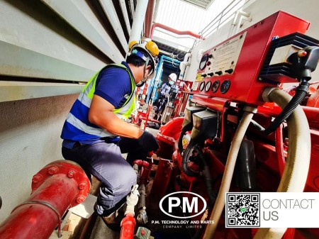 บริการทดสอบประสิทธิภาพFire Pump โรงงานอุตสาหกรรม งานวิศวกรรมระบบป้องกันอัคคีภัย แบบครบวงจร (One Stop Service) มาตรฐานสากล NFPA ผู้เชี่ยวชาญระบบเครื่องสูบน้ำดับเพลิง (Fire Pump System)