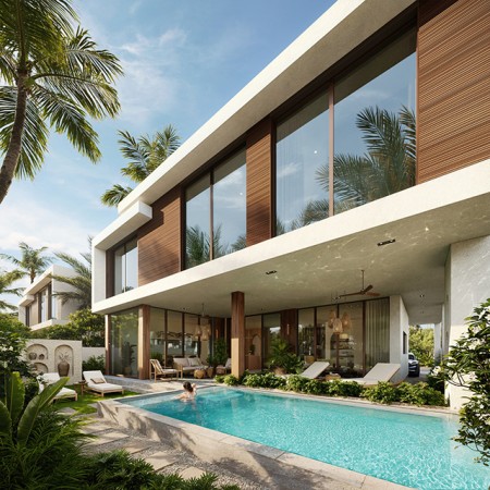 ยอด บ้านเดี่ยวสไตล์รีสอร์ทใกล้หัวหิน พร้อมสระว่ายน้ำ ใกล้หาดสามร้อยยอด