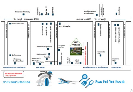 บ้านหรูพูลวิลล่า ปราณบุรี ใกล้ทะเล สามร้อยยอด บ้านเดี่ยวสไตล์รีสอร์ทใกล้หัวหิน พร้อมสระว่ายน้ำส่วนตัว ใกล้หาดสามร้อยยอด