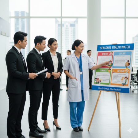 ประกาศ บริการ คุณภาพระดับโรงพยาบาล ราคาถูกกว่าทั่วไป จัดเจ้าหน้าที่พยาบาลในโรงงาน หาทีมสาธารณสุขประจำสถานประกอบ จัดหาแพทย์พยาลตามกฎหมายแรงงาน