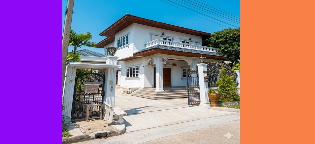 ขาย บ้านเดี่ยว หลังใหญ่ บ้านเดี่ยวใกล้ถนนเอกชัยสมุทรสาคร ใกล้กรุงเทพ บ้านมือสองเอกชัยพระราม2 บ้านเดี่ยวพื้นที่ใหญ่ราคาดี